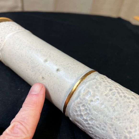 Cylindrical Ceramic and wood kaleidoscope - Picture 3 of 7